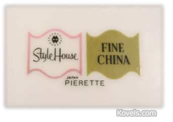 style house fine china mark