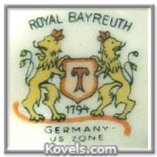 Royal Bayreuth Mark by Royally Privileged Porcelain Factory Tettau